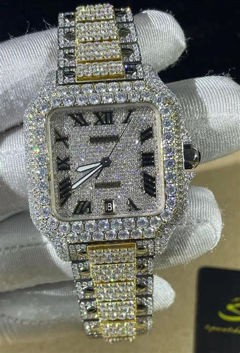 bust down watches replica|iced out watches real.